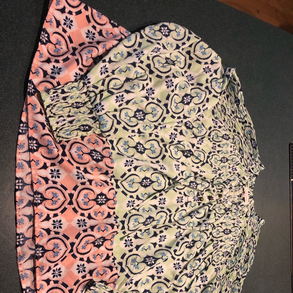 Smocked Peasant Top (M)